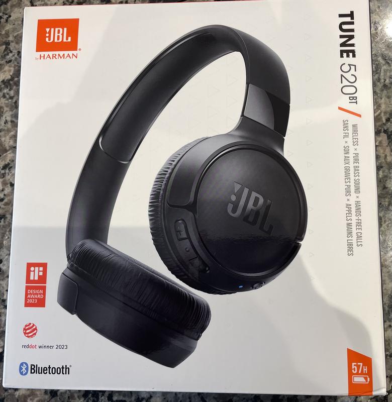 AURICULAR JBL BLUETOOTH TUNE 520BT BLACK - JBLT520 - CompuMarket