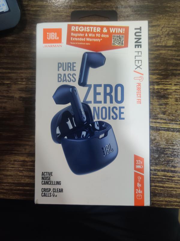 JBL Tune Flex True Wireless Noise Cancelling Earbuds with Bluetooth 5.2  (Blue)