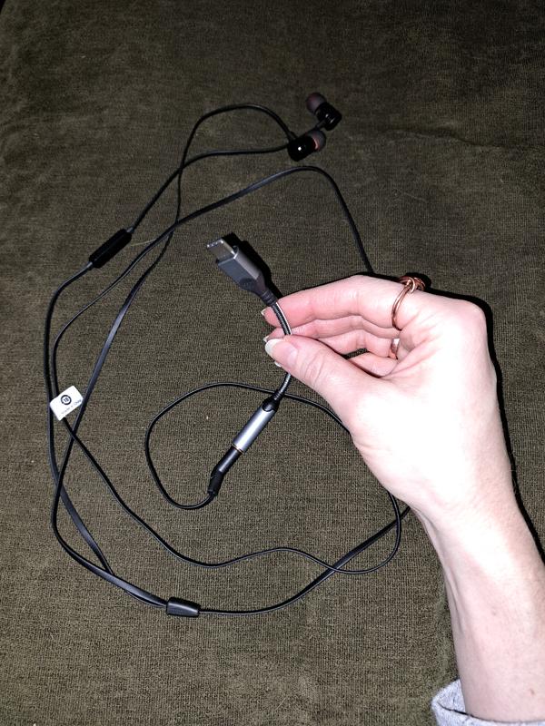Audífonos in ear con micrófono JBL T110 cable plano, conector 3.5 mm,  control de música y llamadas, blanco - Coolbox