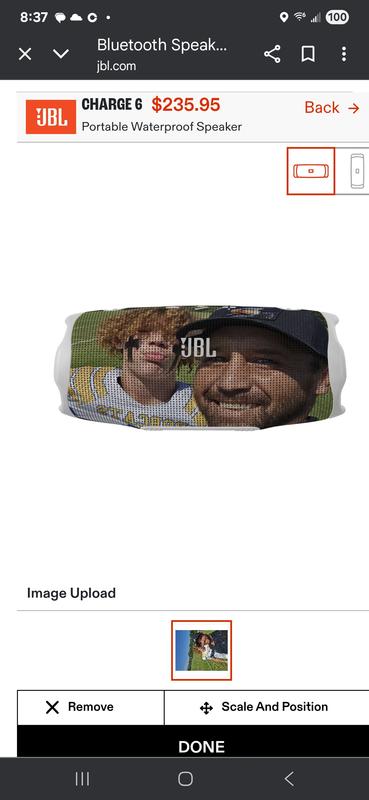 User uploaded product image