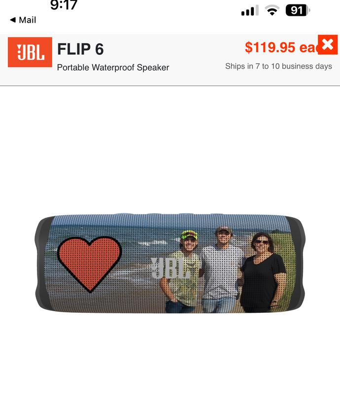 User uploaded product image