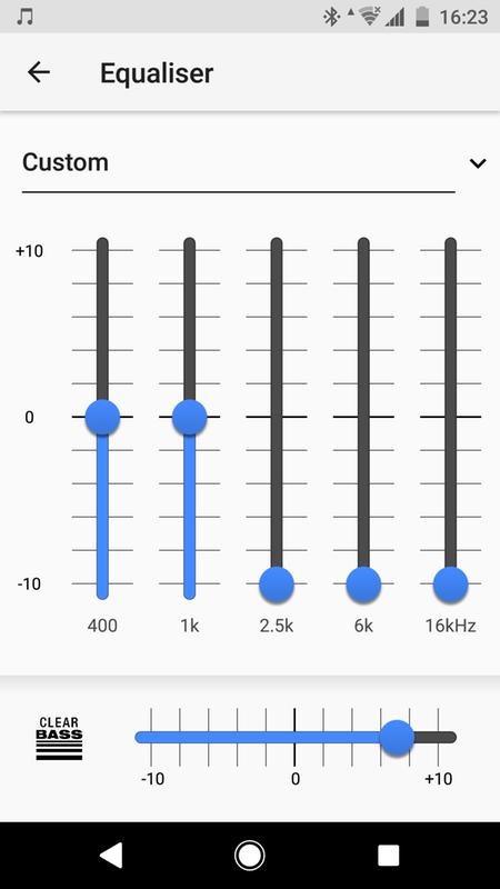 The sound settings at which I could comfortably listen to.