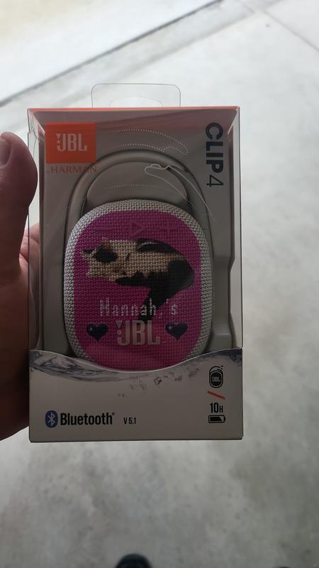 JBL Clip 4 BT Speaker- Blue 3.4-in 0.3885-Watt Bluetooth Compatibility  Indoor/Outdoor Portable Speaker at