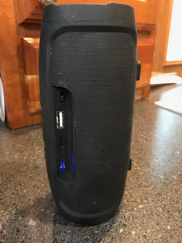 Found this speaker that someone lost in the Mississippi River, still works!