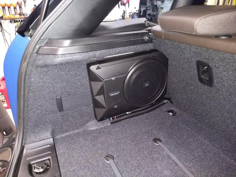 Minimalistic install - occupies very little space, but produces great bass!