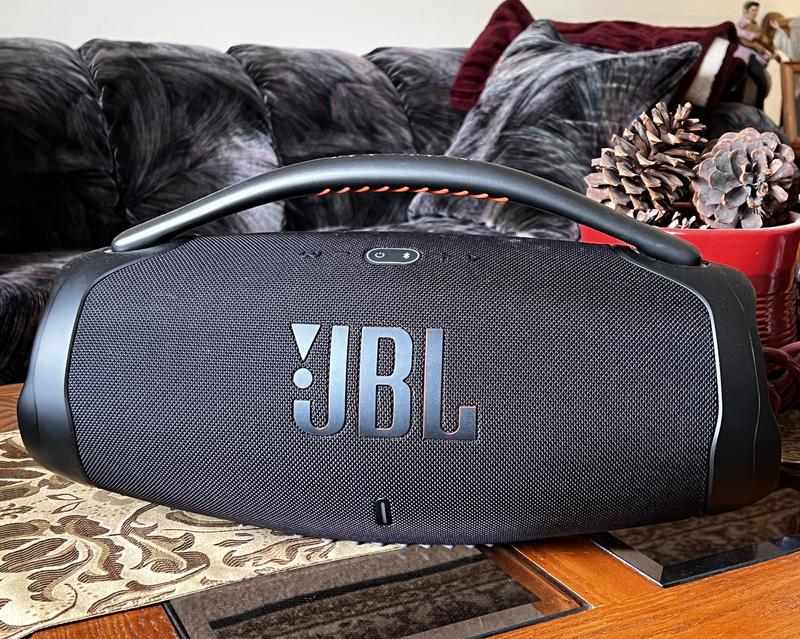  JBL Boombox 3 Black Portable Bluetooth Speaker with