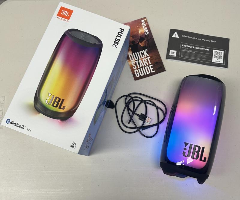 JBL Pulse 5 Speaker Black Portable Waterproof