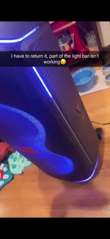 only the top 1/5 of the lightbar works. The bottom portion is non responsive