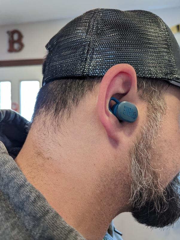 Auriculares Deportivos Inalámbricos en La Oreja Jbl Endurance Race Tws True  Wireless Azul I Oechsle - Oechsle