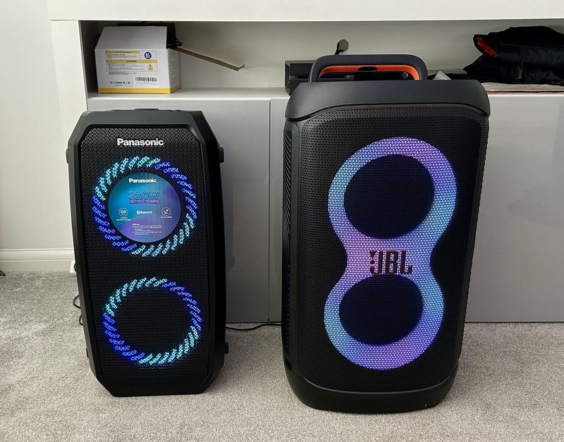 Comparing the JBL 520, 320 & a Panasonic speaker