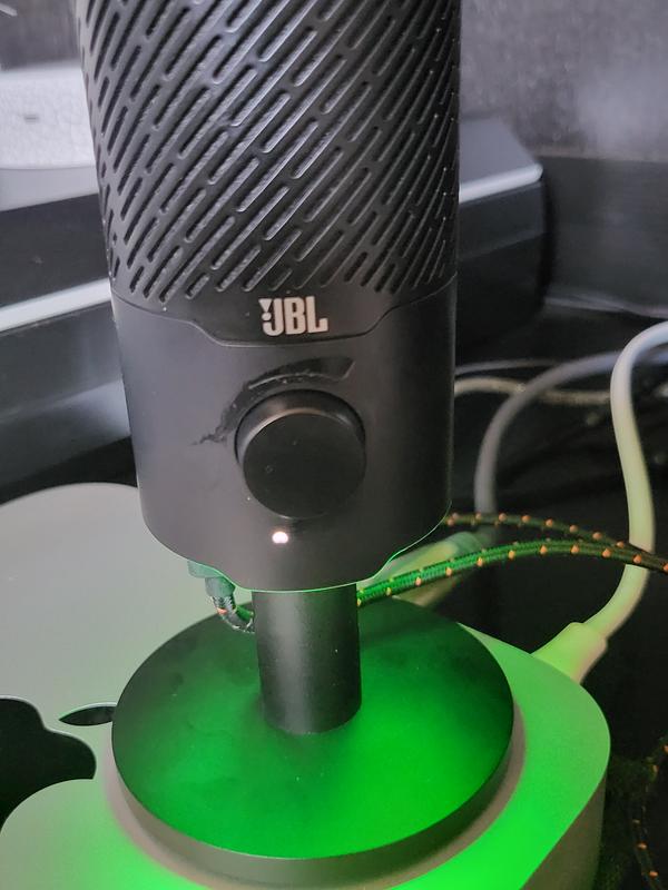 JBL Quantum Stream  Microphone USB bi-directionnel haut de gamme pour le  streaming, l'enregistrement et le jeu