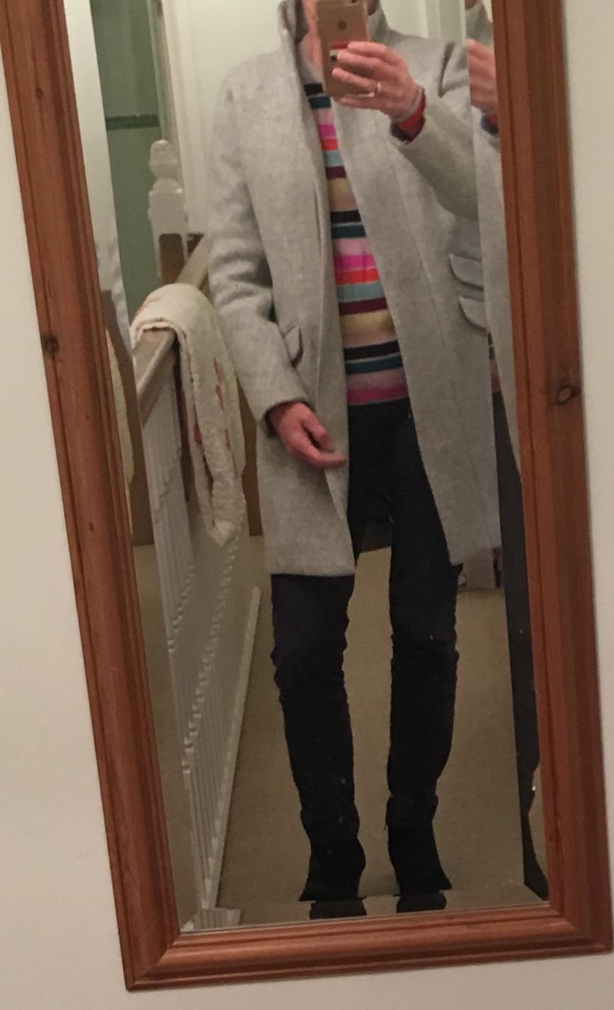 J crew stadium wool on sale coat