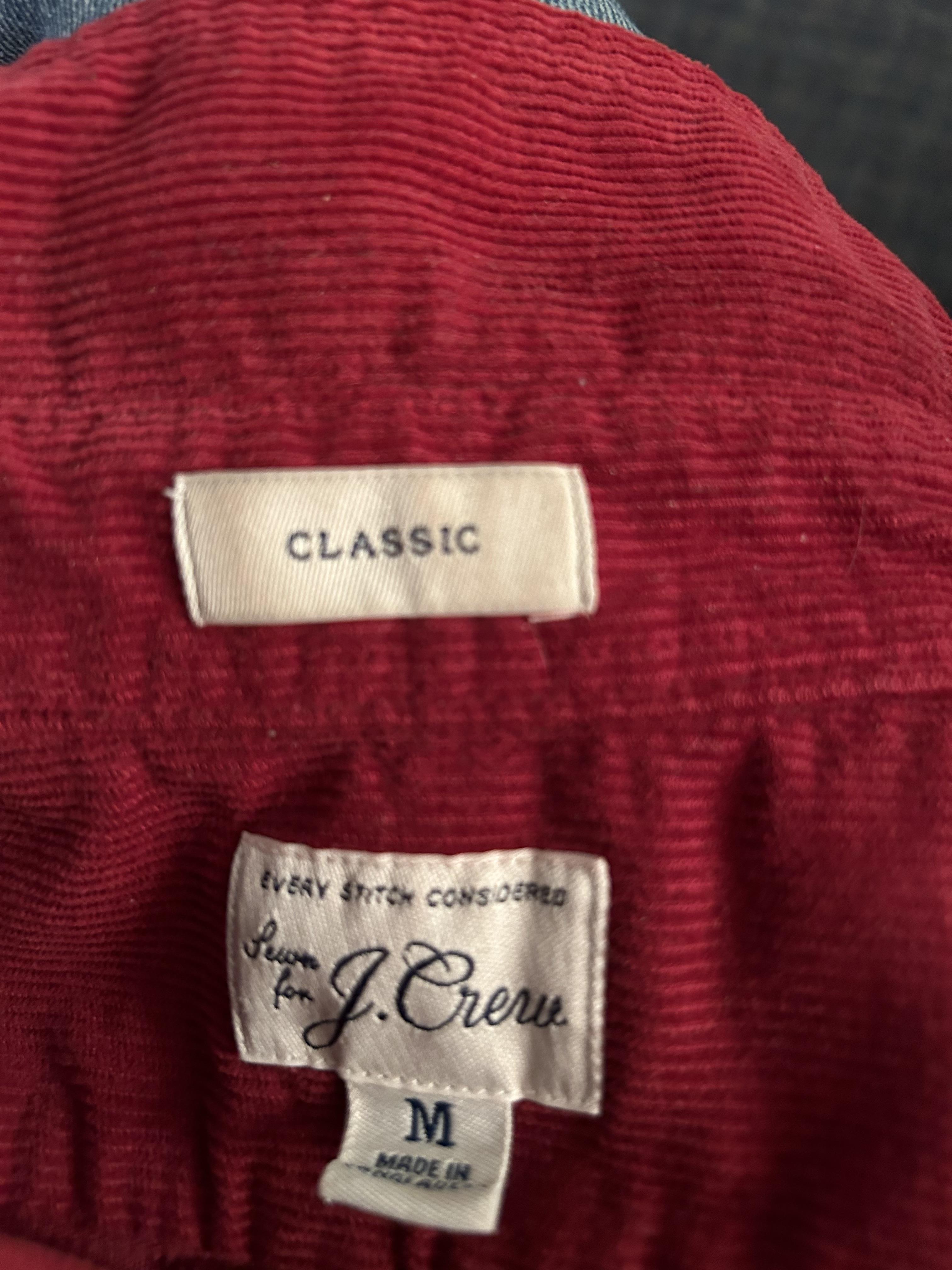 いラインアップ USED J.CREW Corduroy Shirts 太畝 | artfive.co.jp