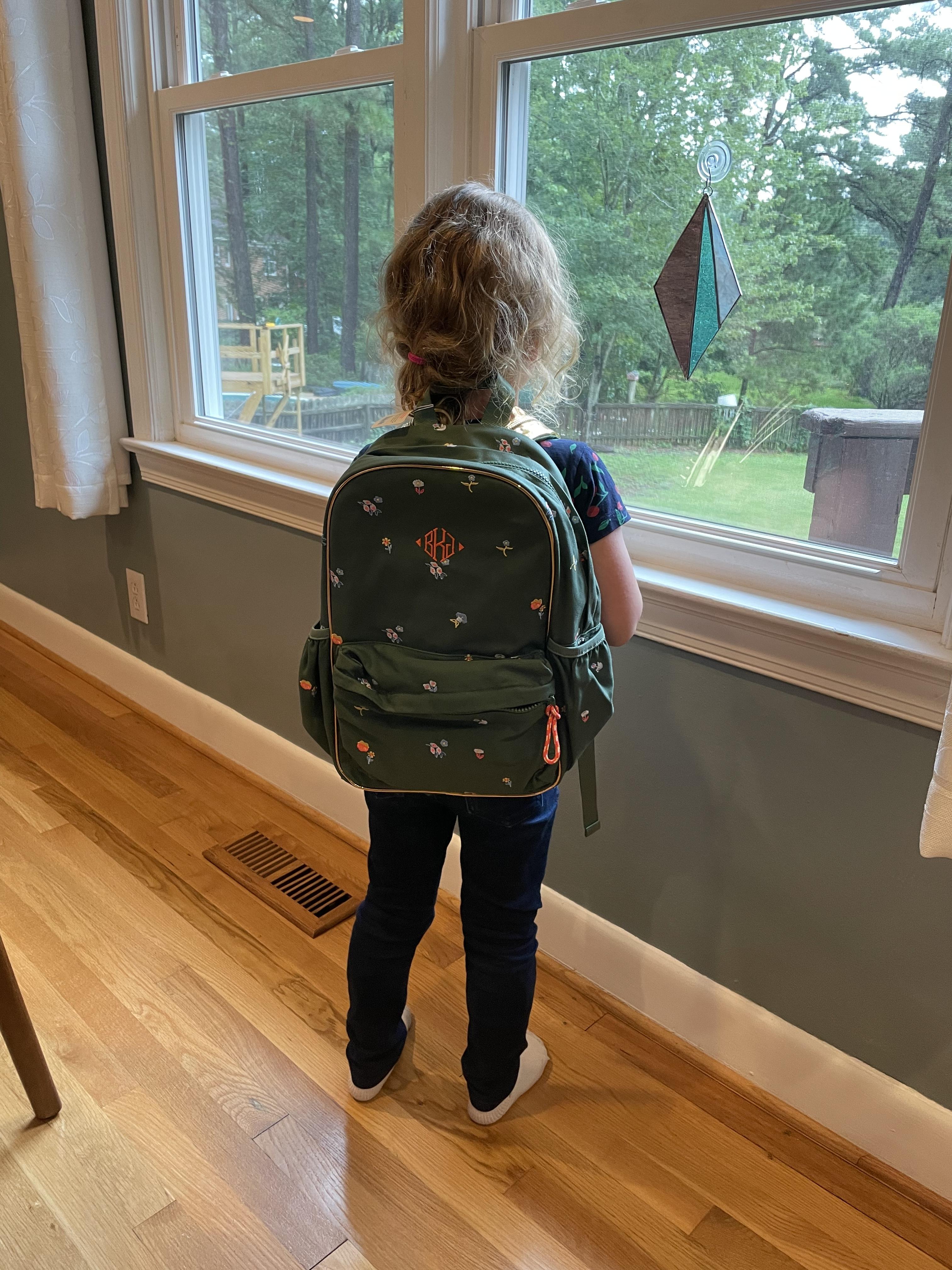 J crew store backpacks girl