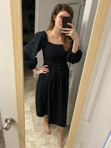 j crew puff sleeve dress