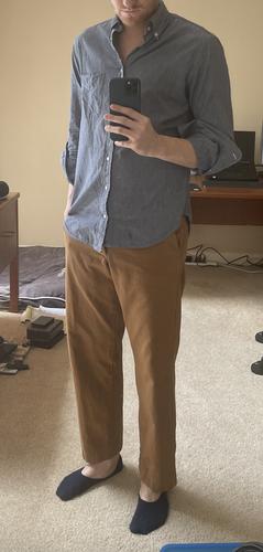 Barnes Selvedge Officer Chino Pant 