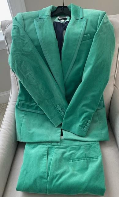 【関税&送料込】Mm Studio Bottle Green Stretch Velvet Blazer Willa Blazer In Stretch Velvet For Women | J.Crew
