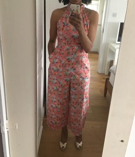 j crew high neck jumpsuit