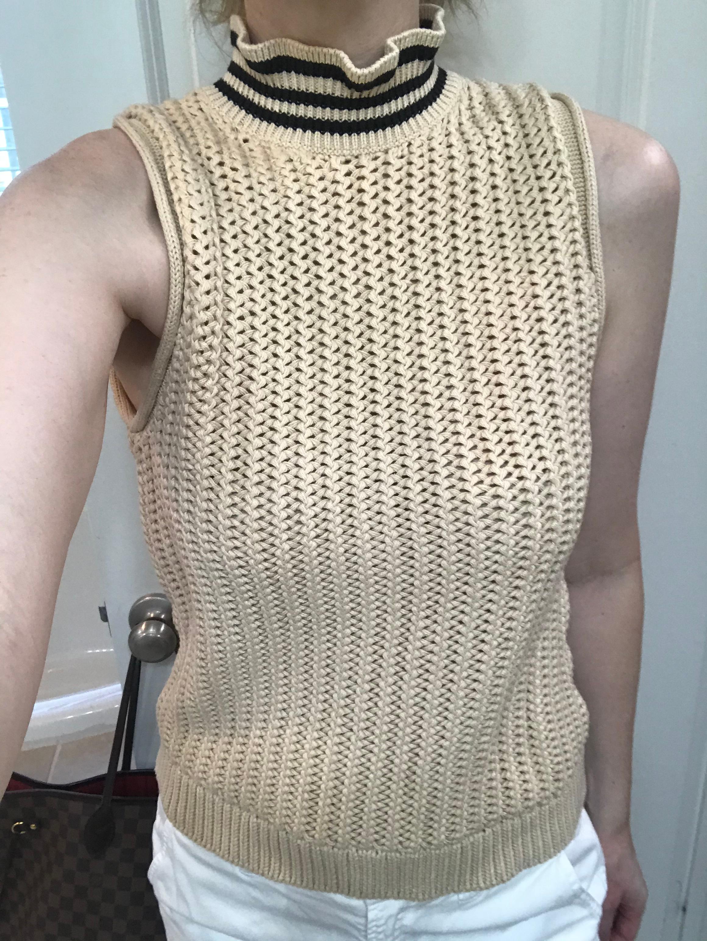 J crew sleeveless clearance turtleneck