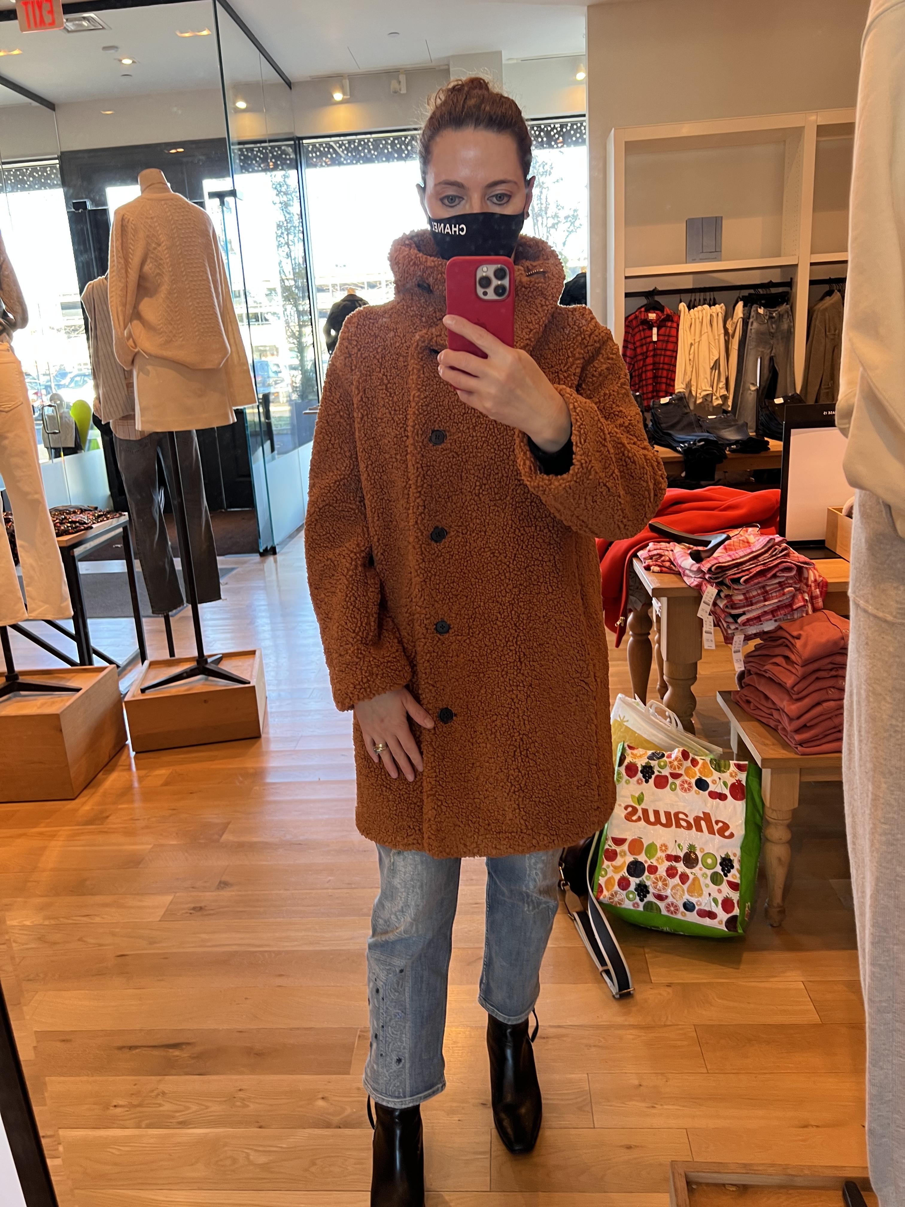 Factory J. Crew Teddy Coat szXXS