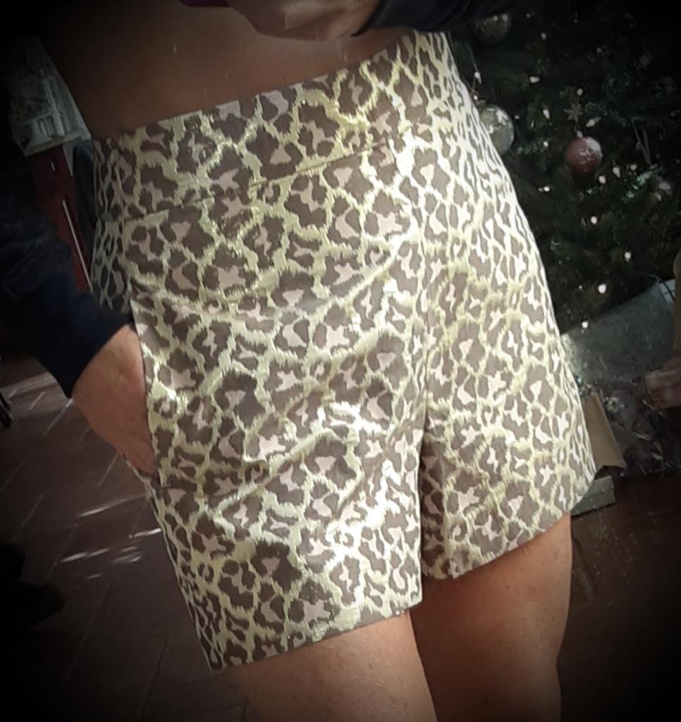 j crew leopard shorts