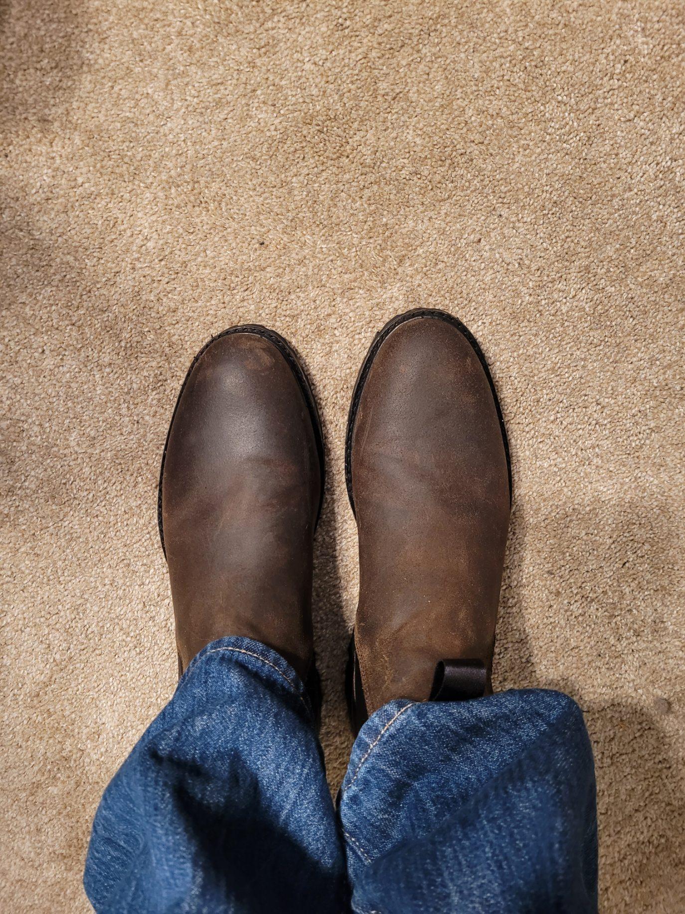 J crew suede outlet chelsea boots