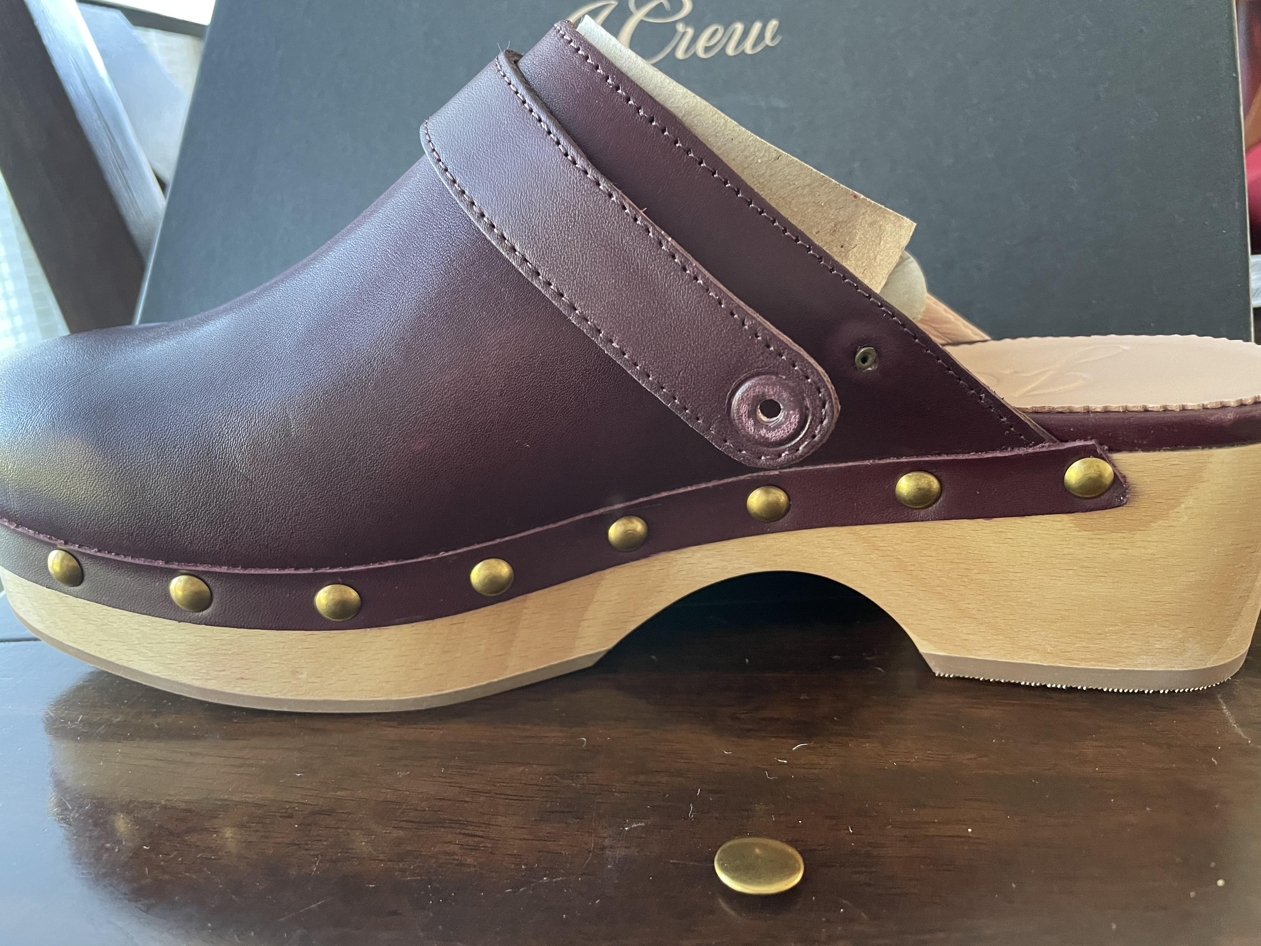 J.Crew: Convertible Leather Clogs For Women