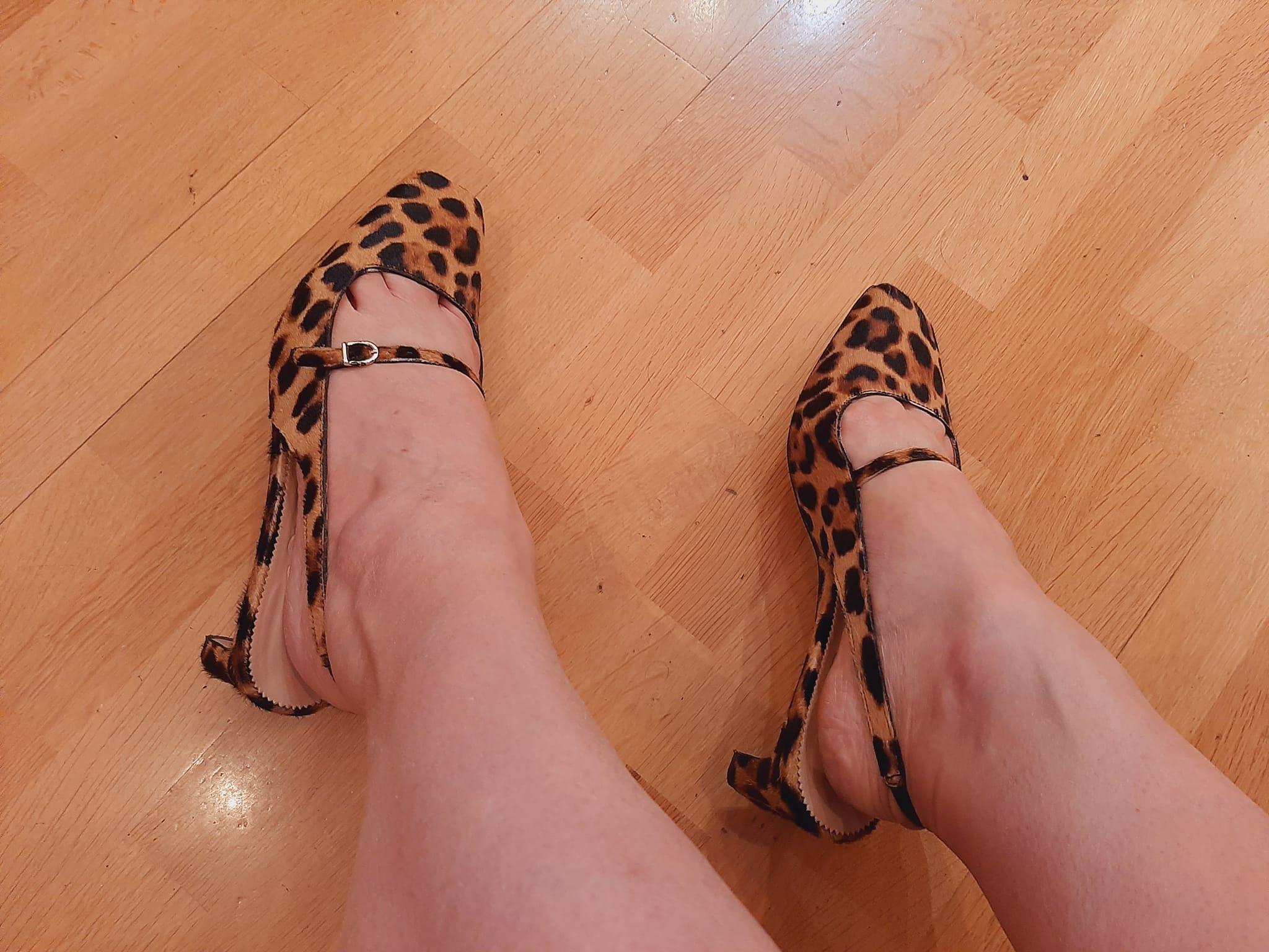Layla Slingback Mary Jane Heels In Specchio Leather For