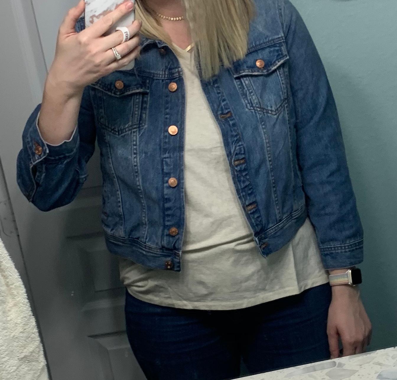 J crew outlet women's denim jacket