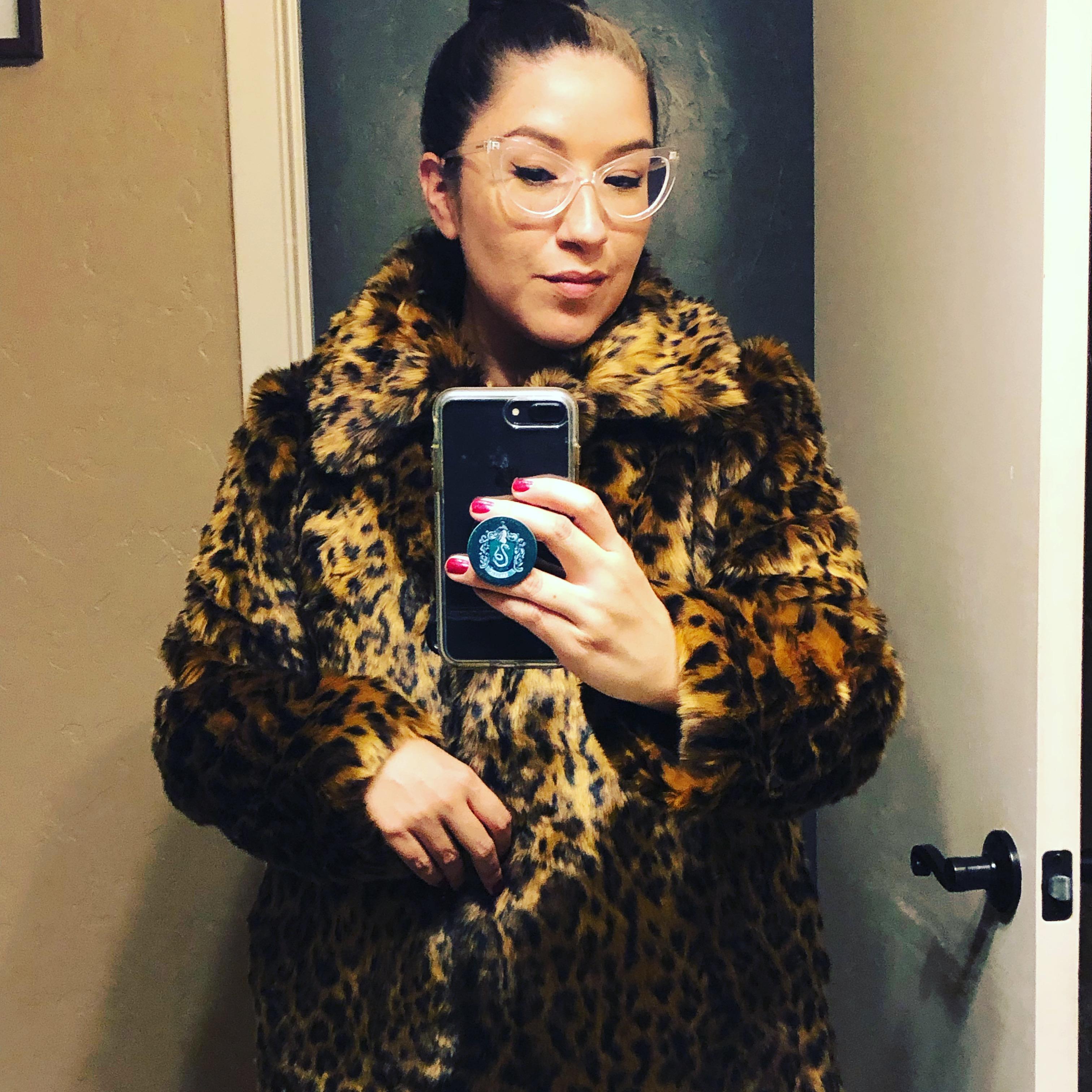 J crew shop leopard jacket