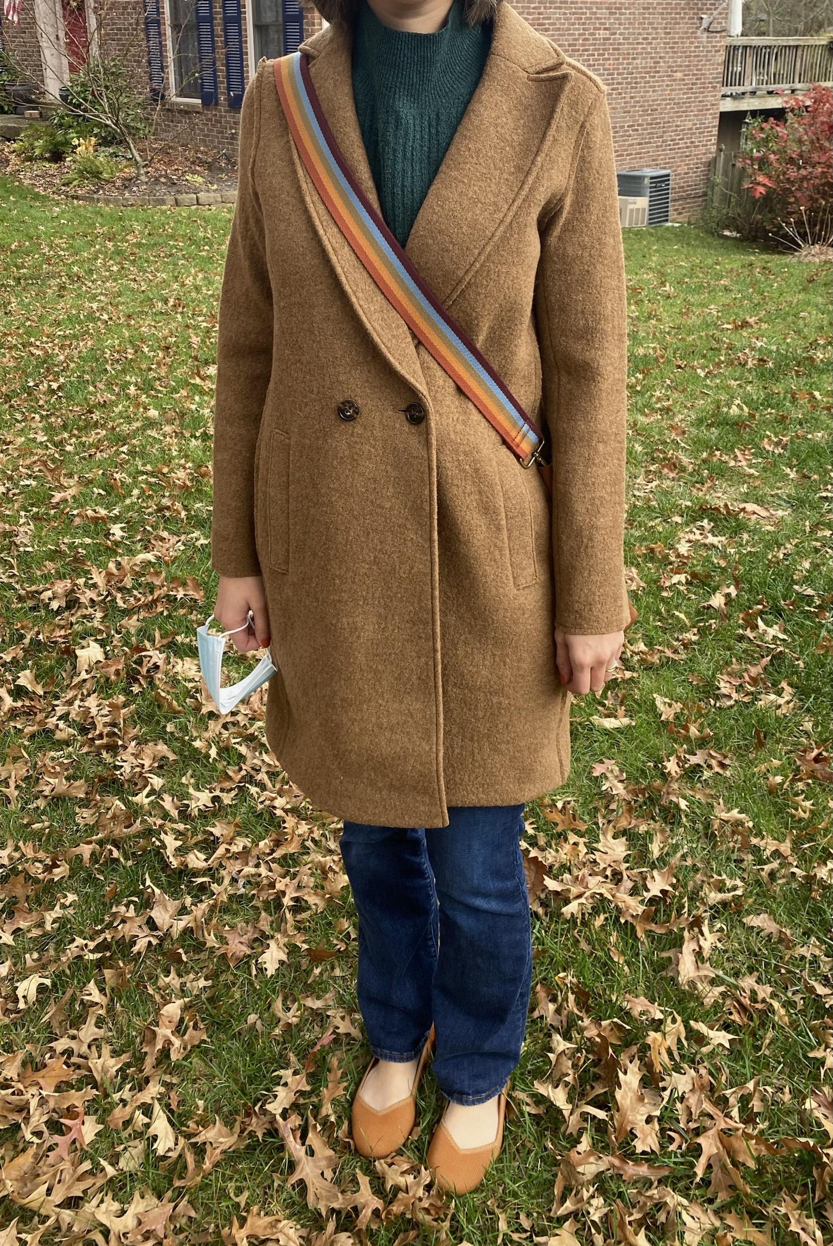 Boiled cheap wool topcoat