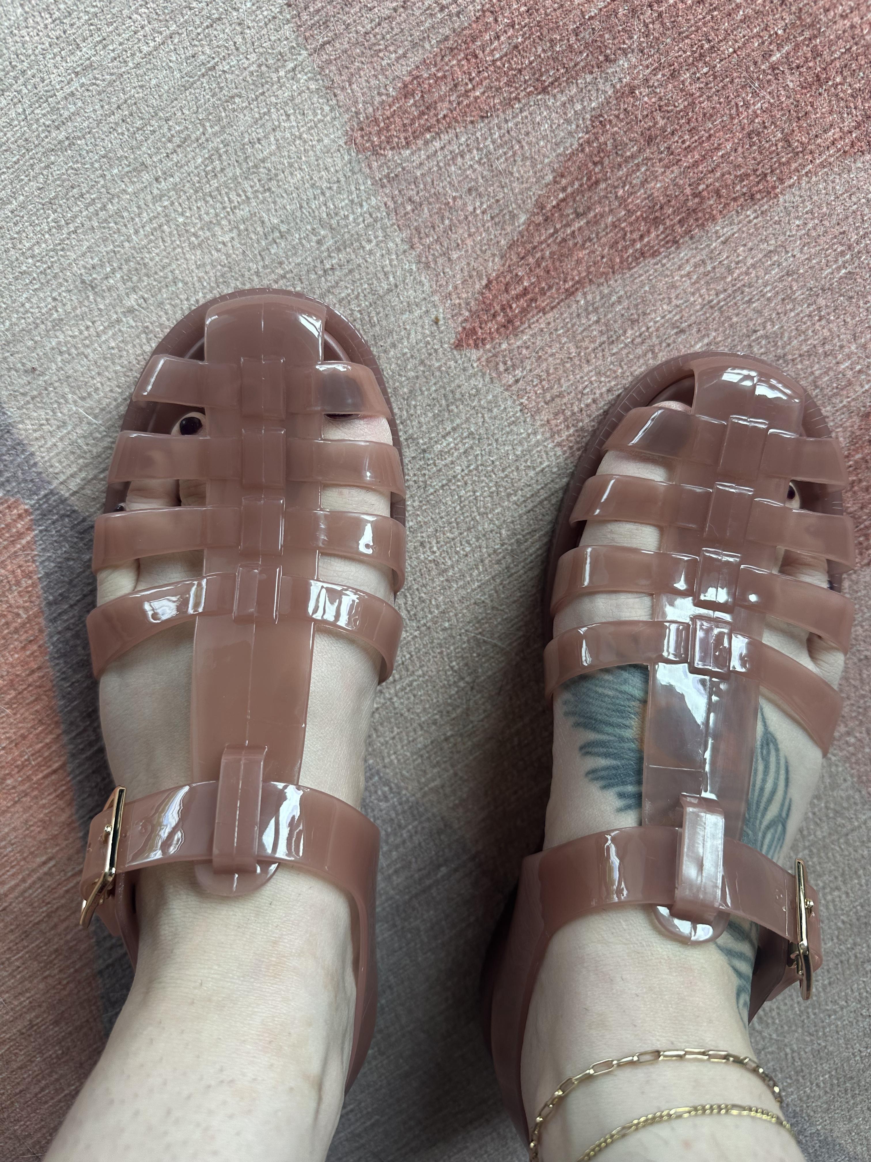 Fisherman jelly sandals