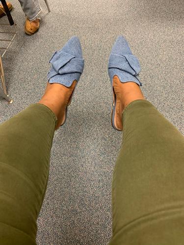 j crew pointed toe slides