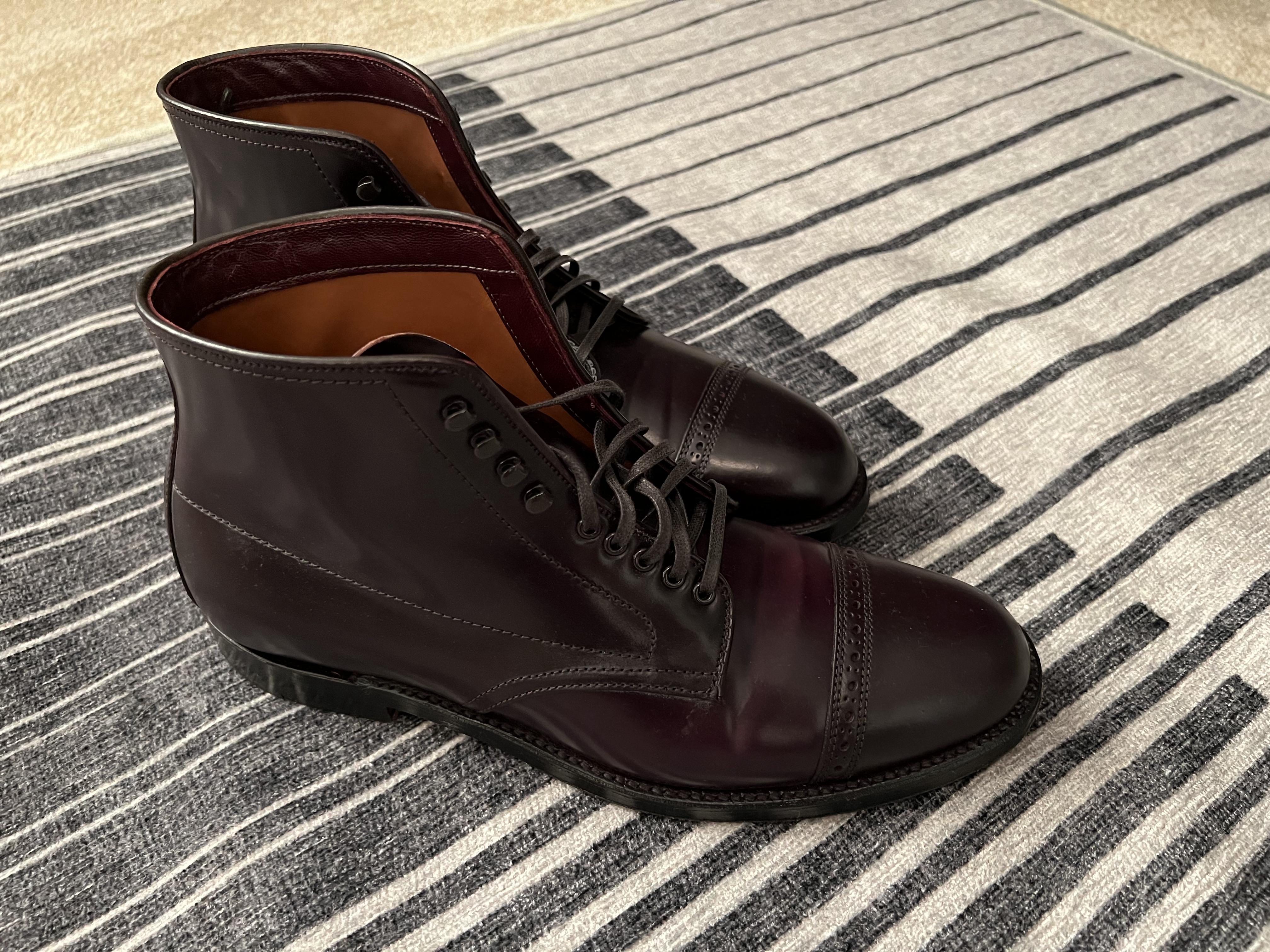 J.Crew: Alden® For J.Crew Cap-toe Cordovan Boots For Men