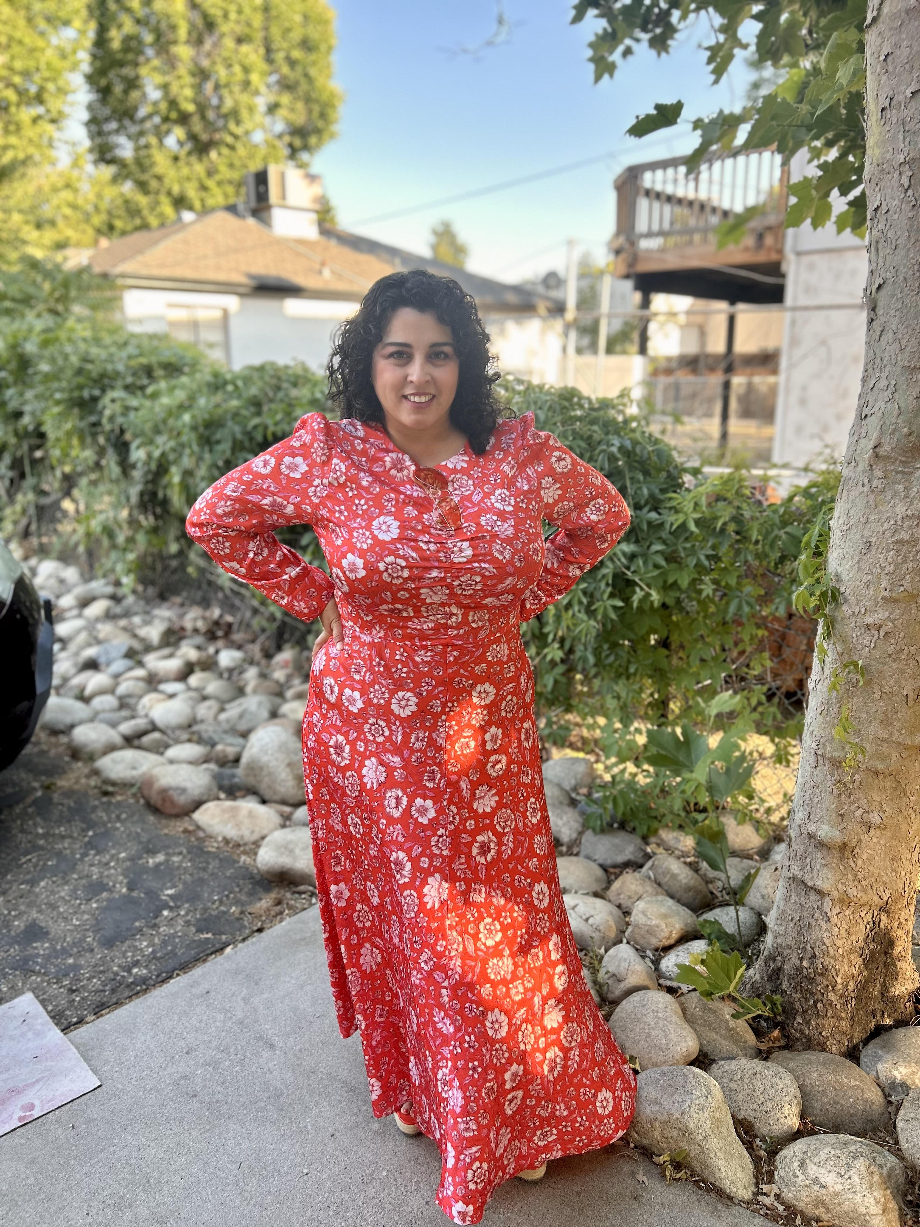 Floral Dresses J Crew Factory Maxi Dress Featherweight Satin Midi Dress In  Poppy Fields For Women
