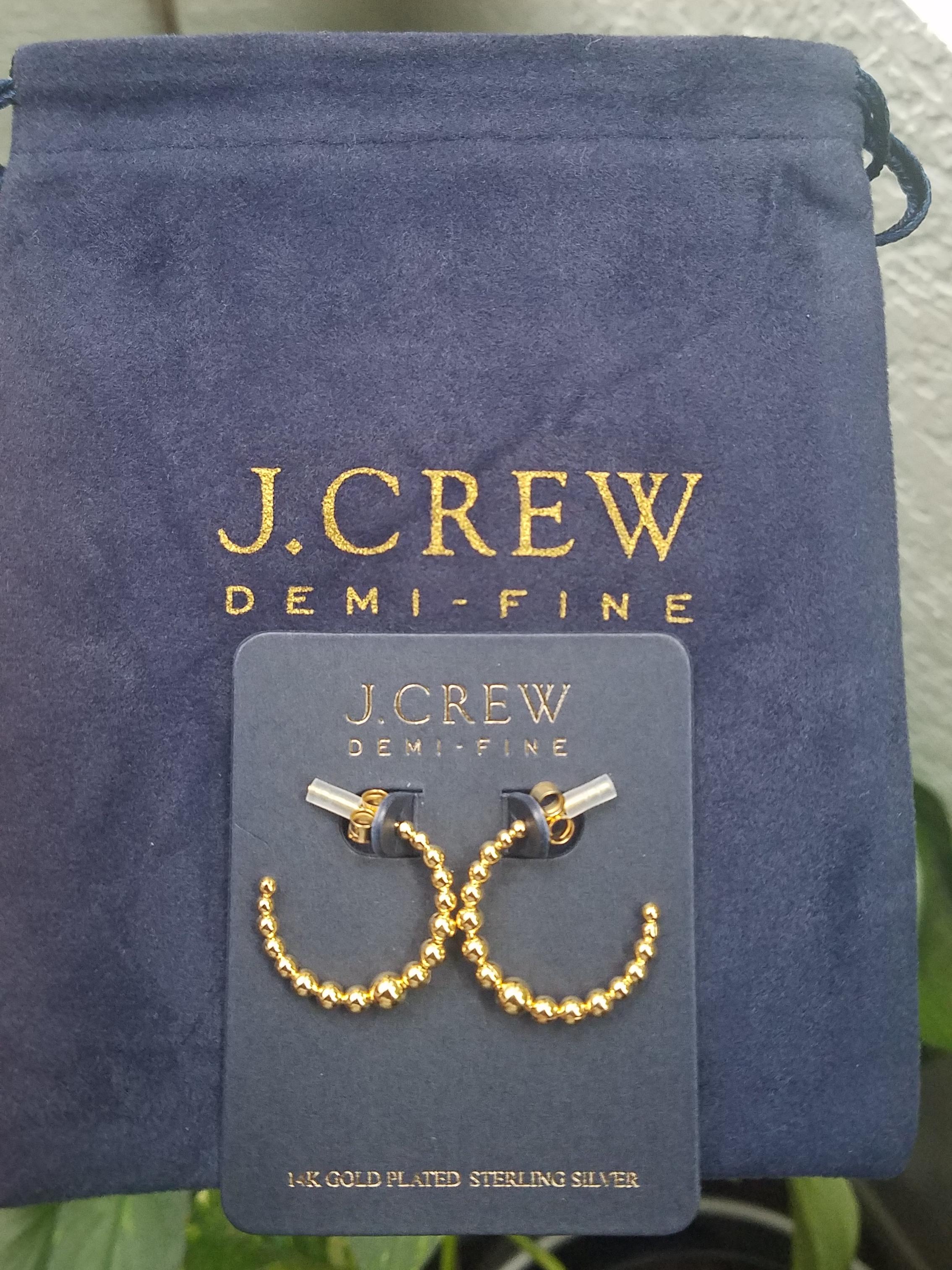 J crew sale demi fine earrings