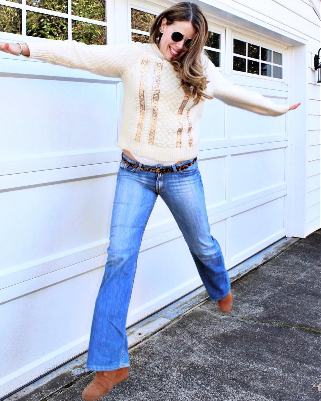 J.Crew: Cable-knit Sequin Sweater For Women