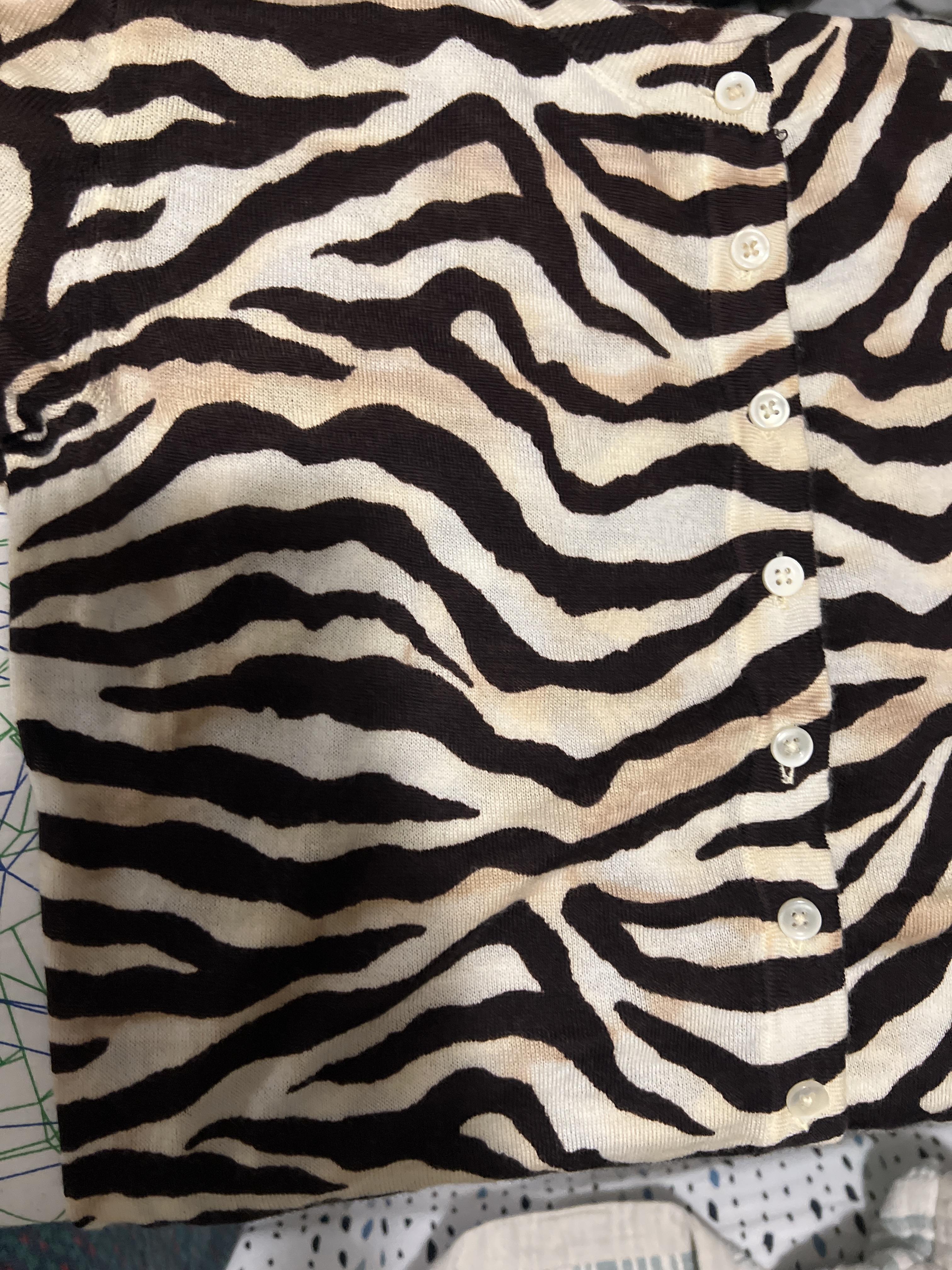 J.Crew: Classic Merino Wool Cardigan Sweater In Leopard J.Crew: Classic Merino Wool Cardigan Sweater In Leopard