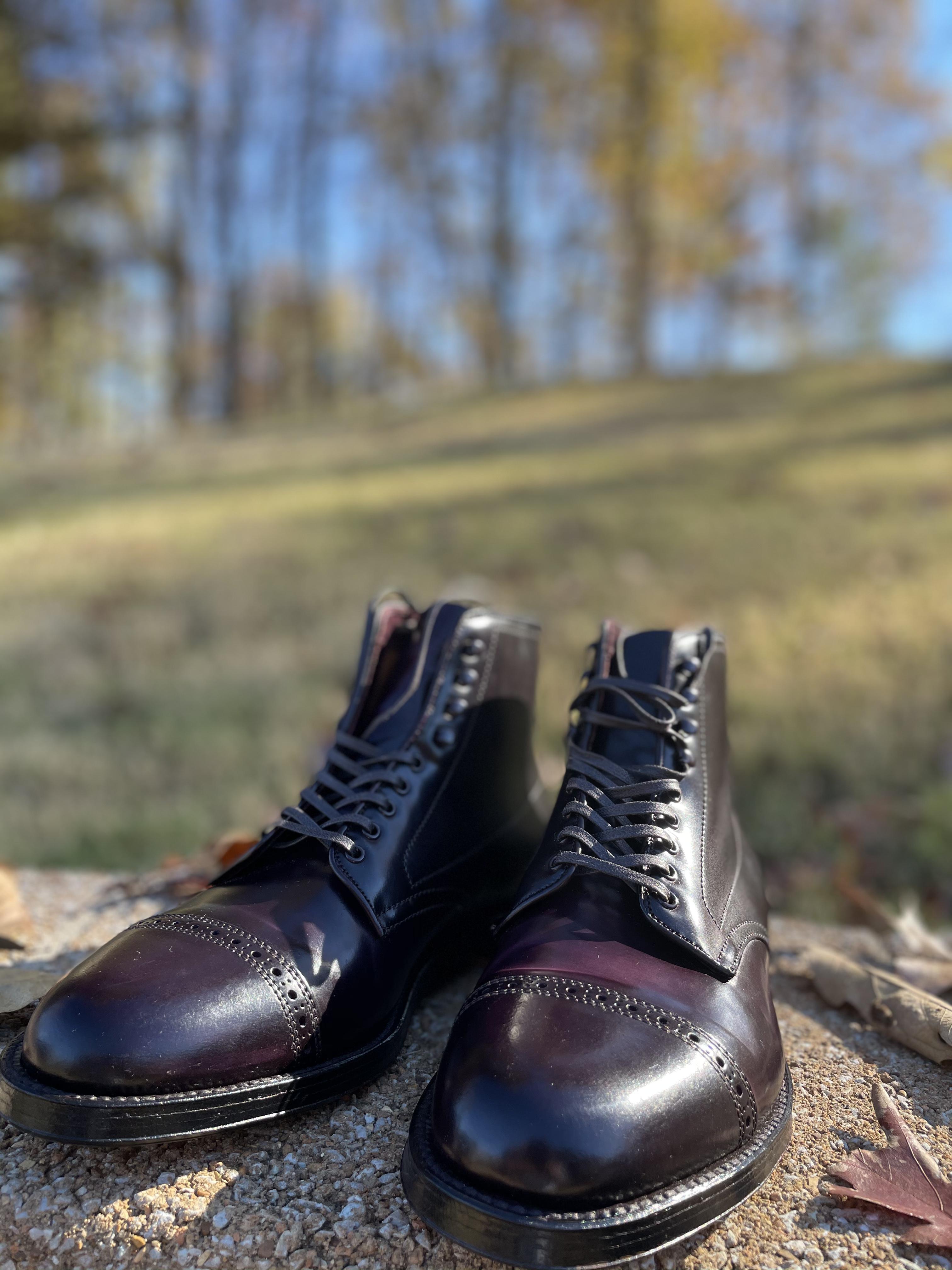 Alden j store crew cordovan