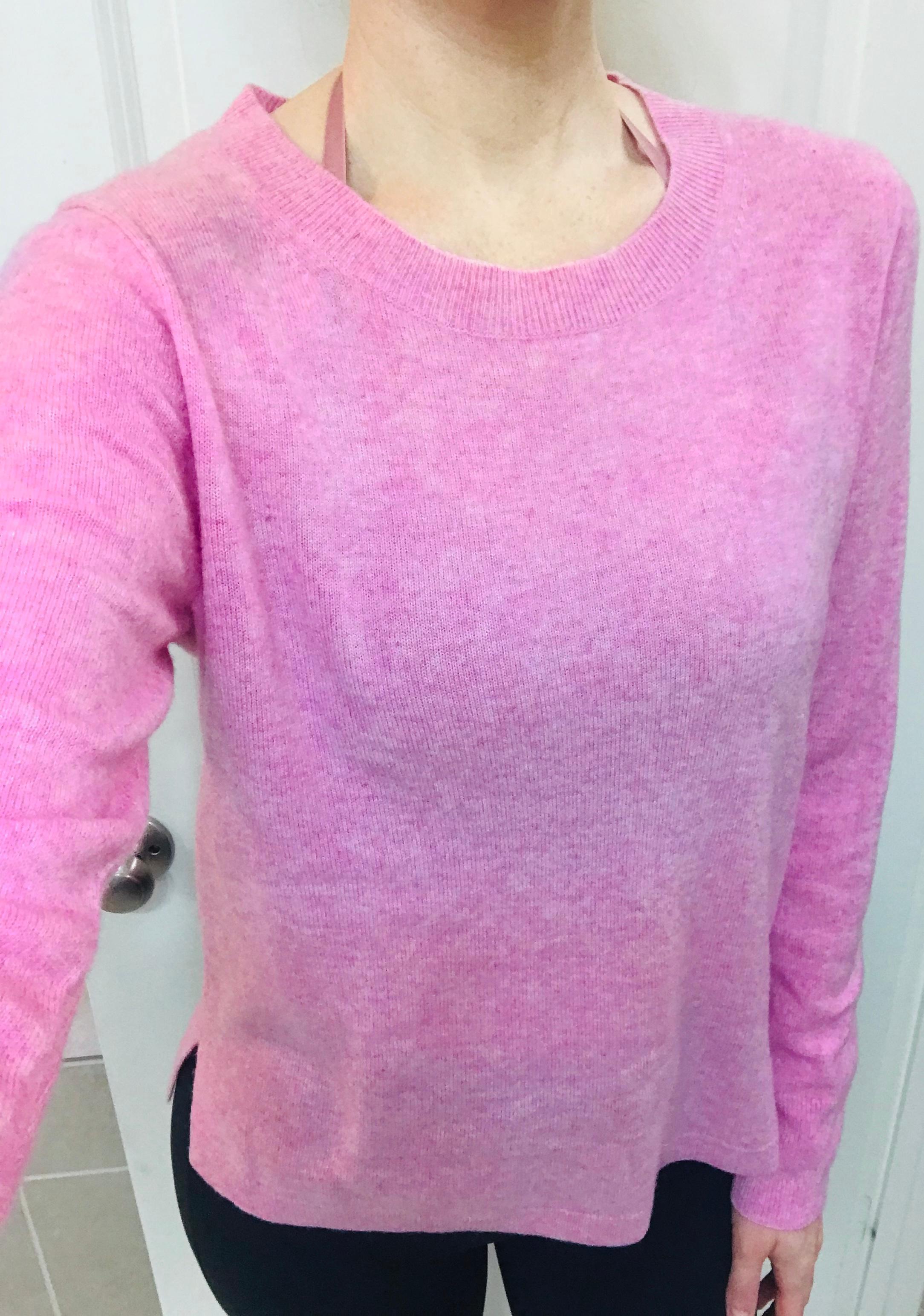 CHANTELLE CASHMERE CREWNECK - SPARROW / XS