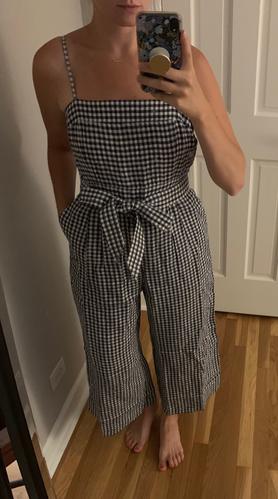 j crew linen jumpsuit