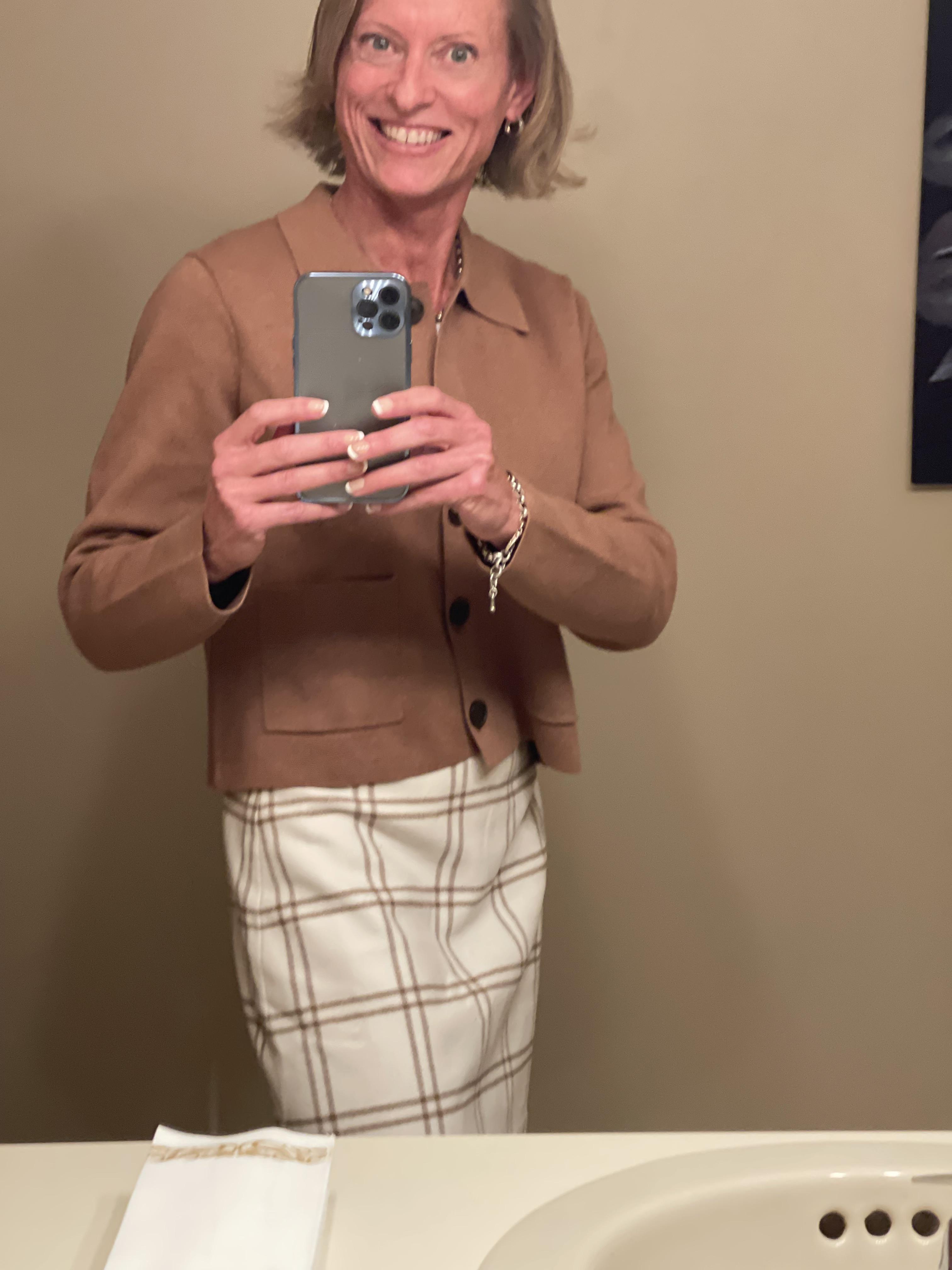 Polo cardigan sweater
