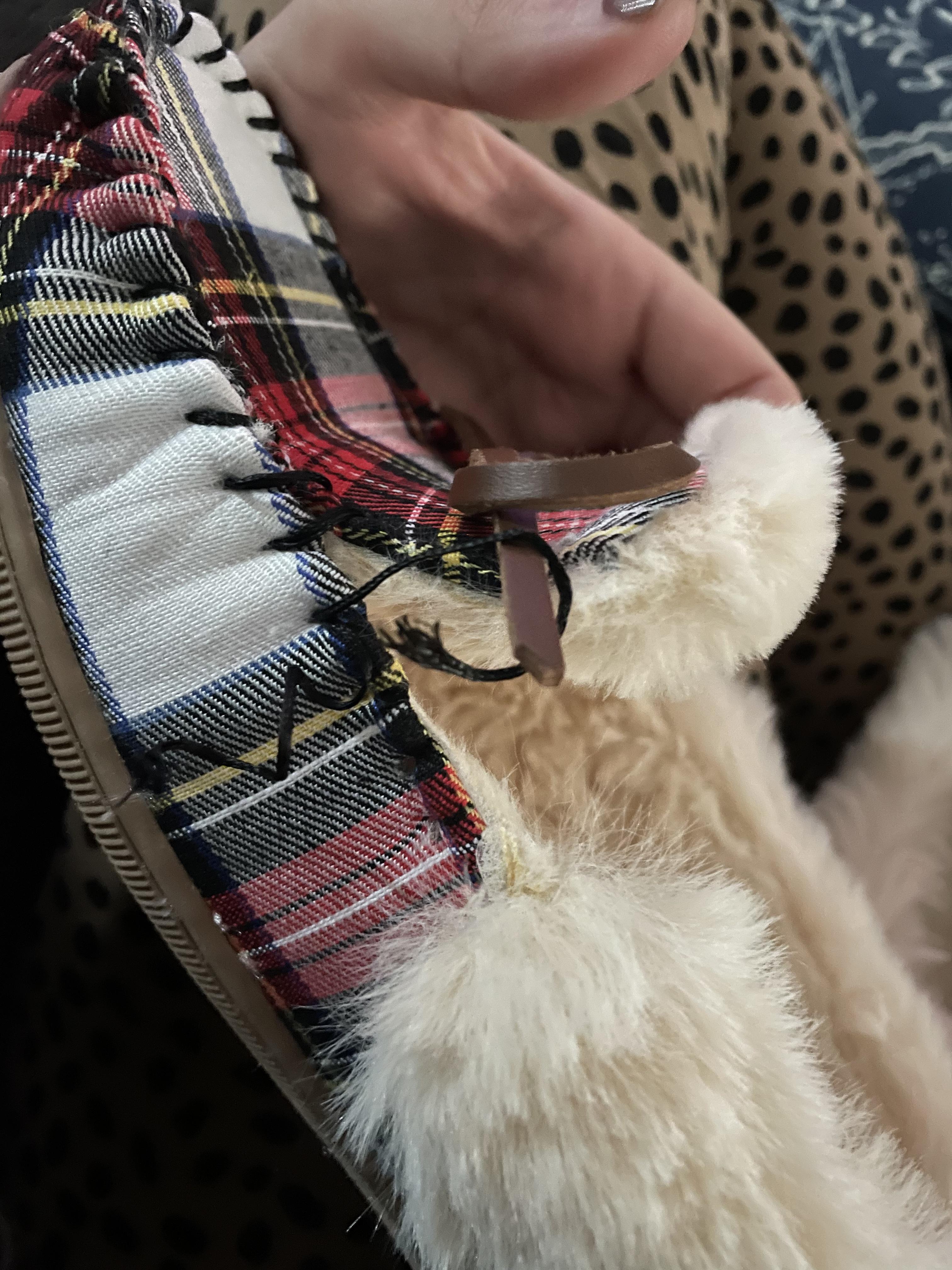 Factory: Heathered Faux-shearling Moccasin Slippers For Women