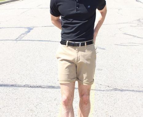 7" flex chino short