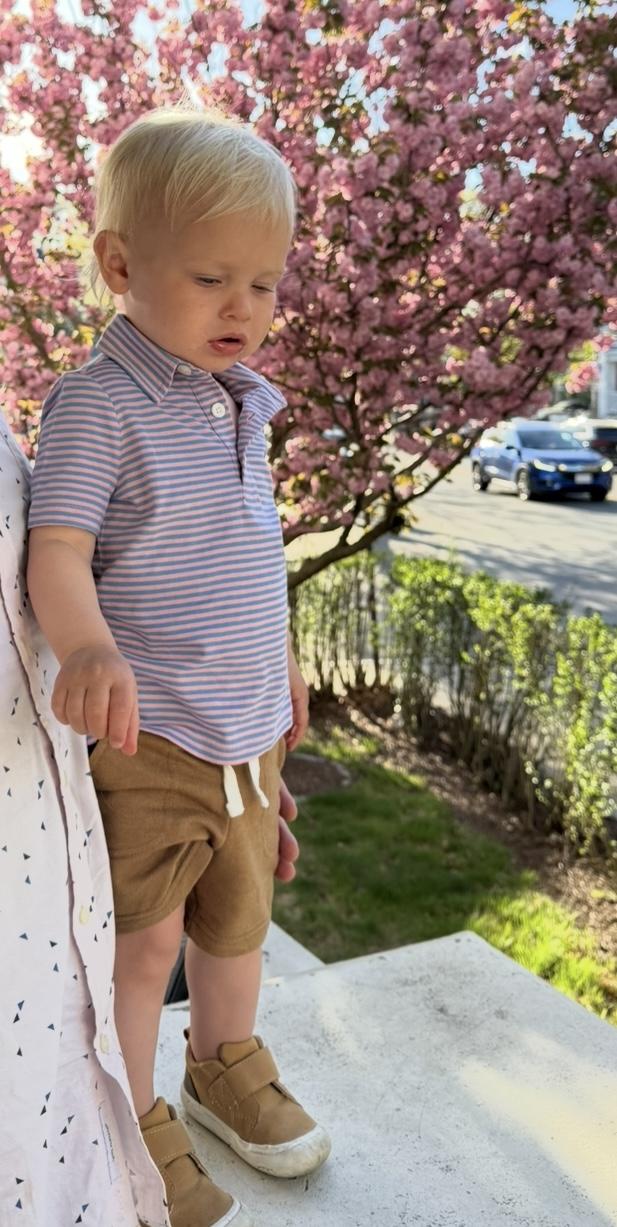 Baby & toddler boys' striped polo shirt