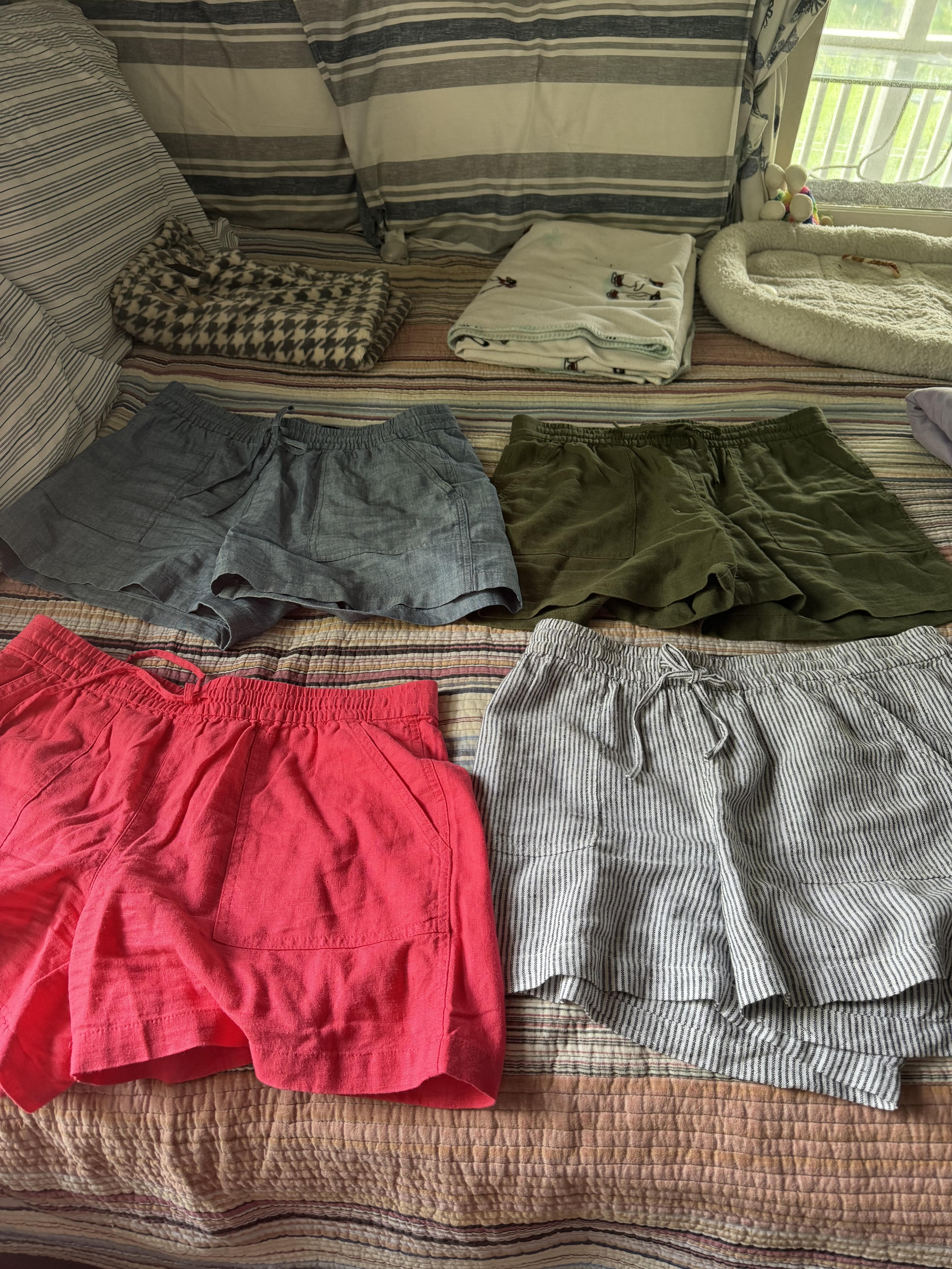 Factory: Cotton Drawstring Short For Women