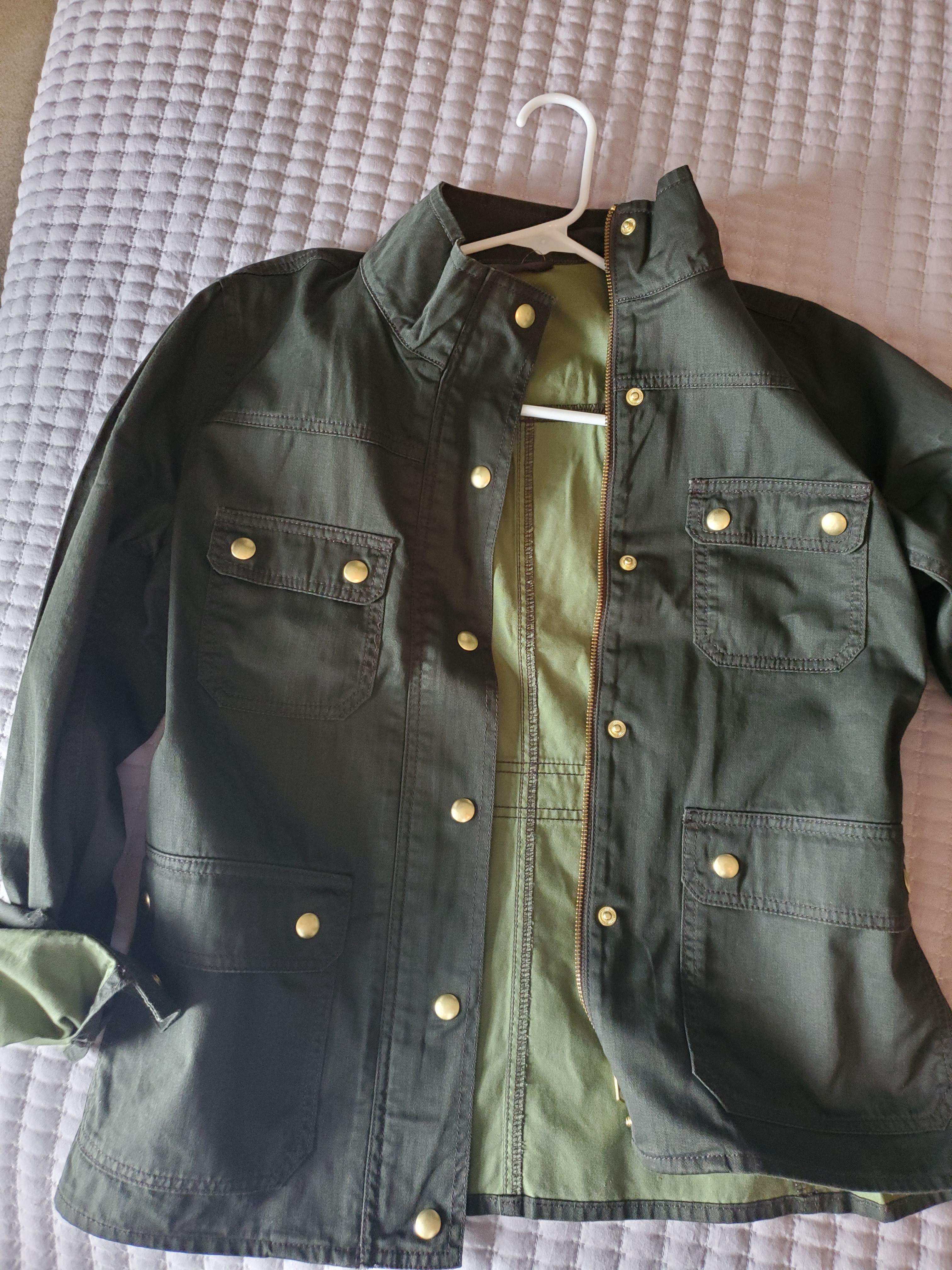 Factory Resin coated Twill Field Jacket For Women