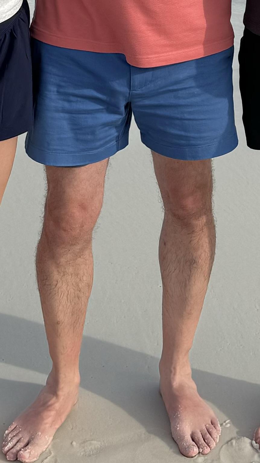 5" flex chino short