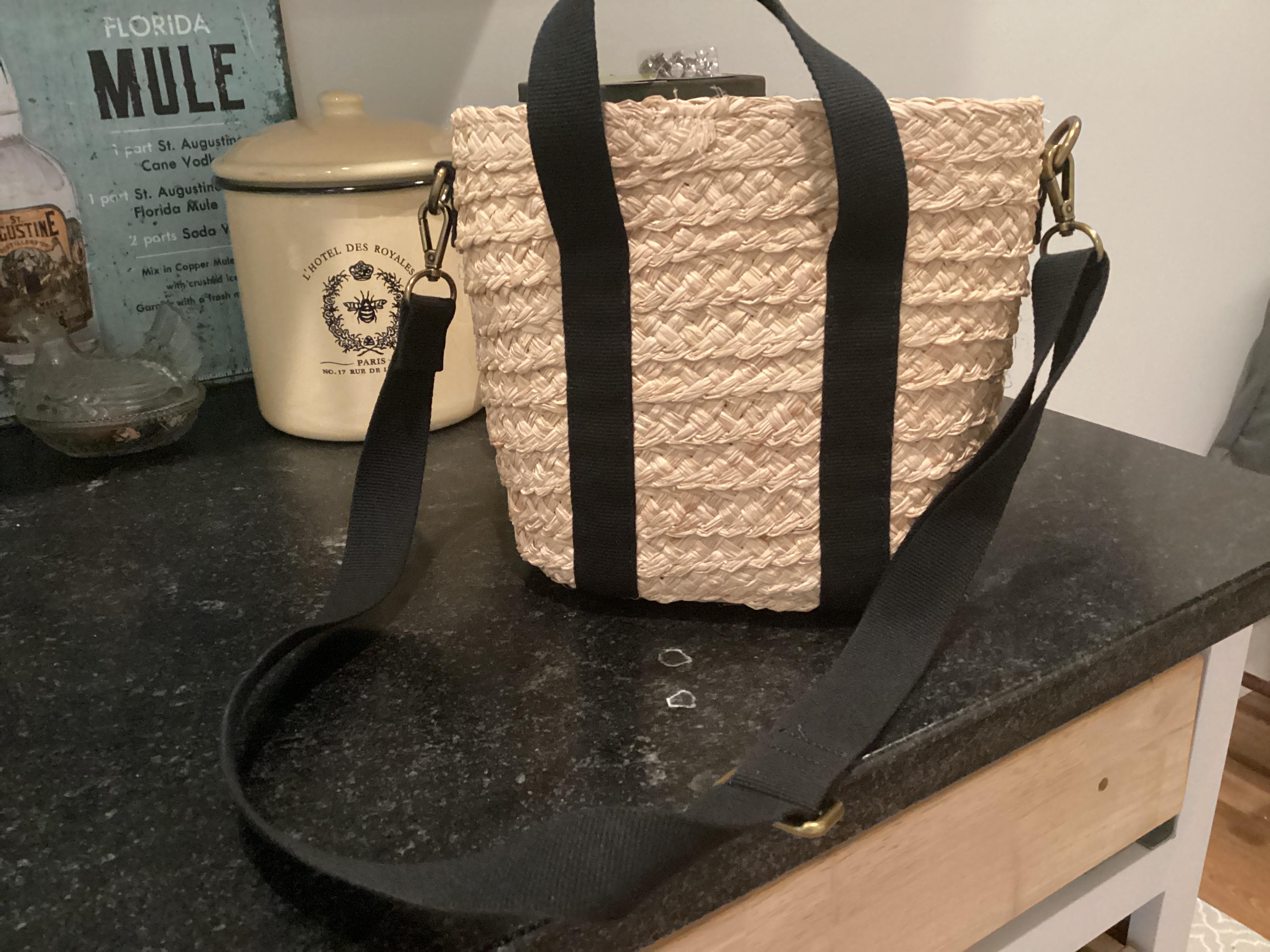 Factory: Raffia Straw Mini Tote Bag For Women