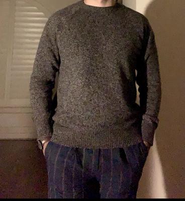 FLOAT JACQUARD CREWNECK SWEATER – S.R. STUDIO. LA. CA.